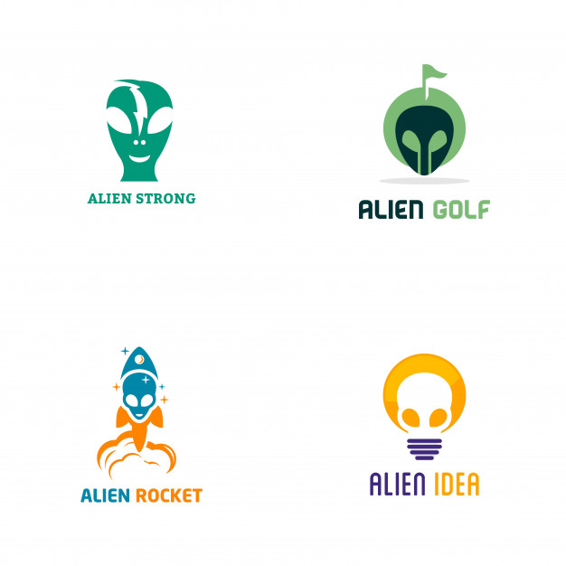 626x626 Alien Logo Vector Premium Download