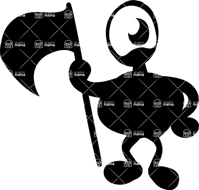 670x640 Alien With A Flag Graphicmama Graphicmama