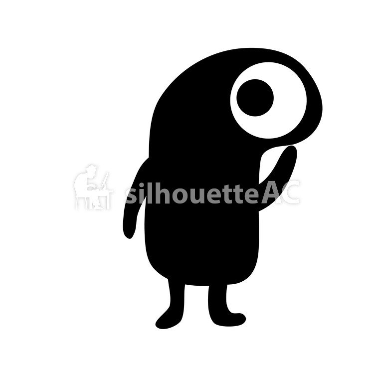 750x750 Free Silhouette Vector Animal Tiny Alien