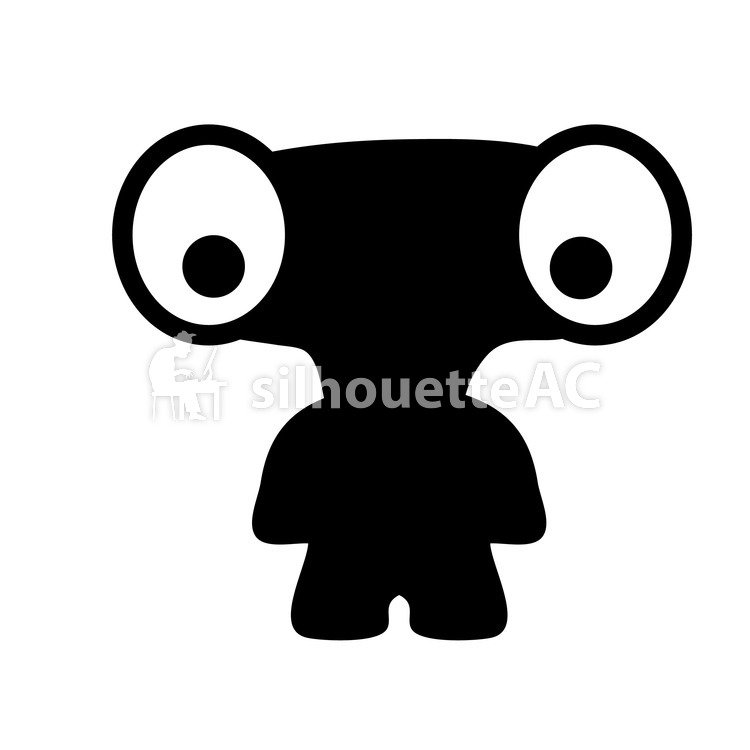 750x750 Free Silhouette Vector Animal Tiny Alien