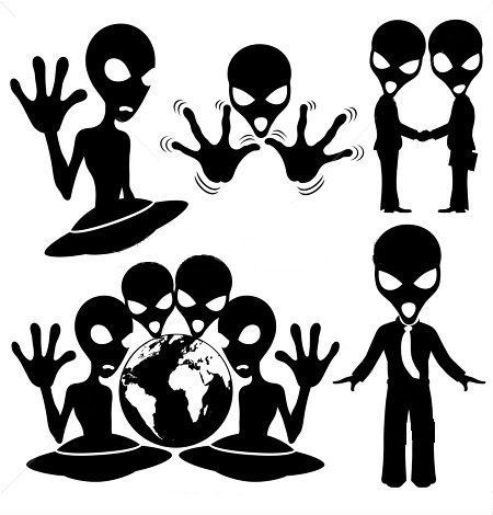 450x470 Alien Stencils Stencils Alien Vector, Stencil Designs, Stencils