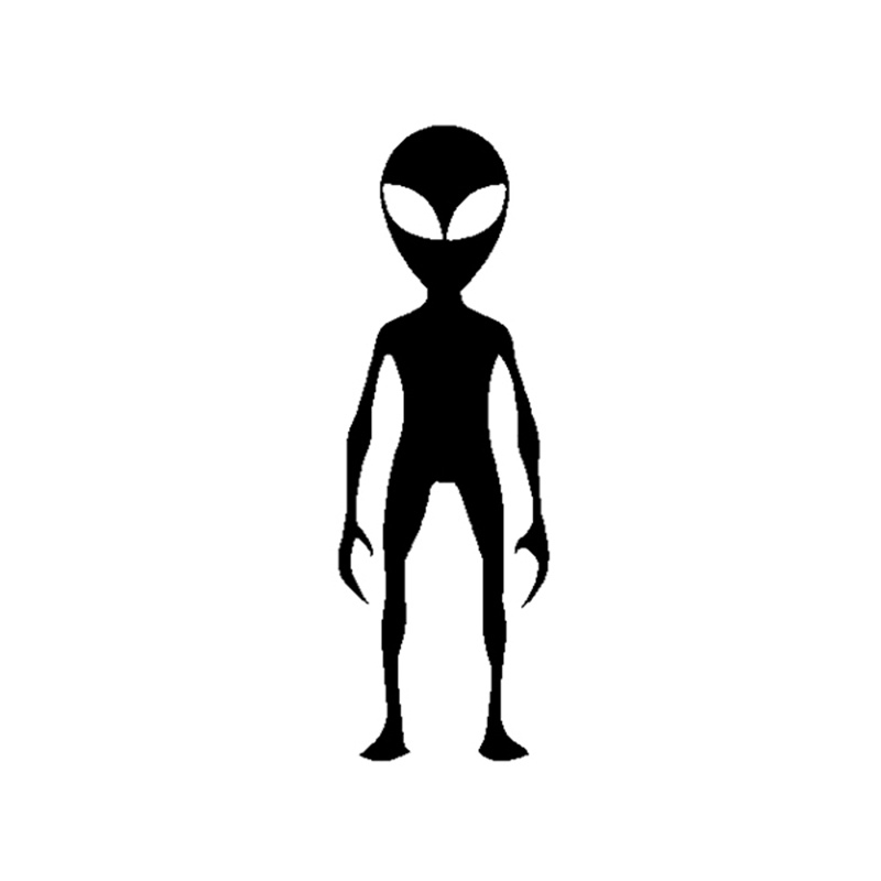 800x800 Alien Humanoid Ufo Jdm Decal Vinyl Sticker Wall Window Laptop Suv
