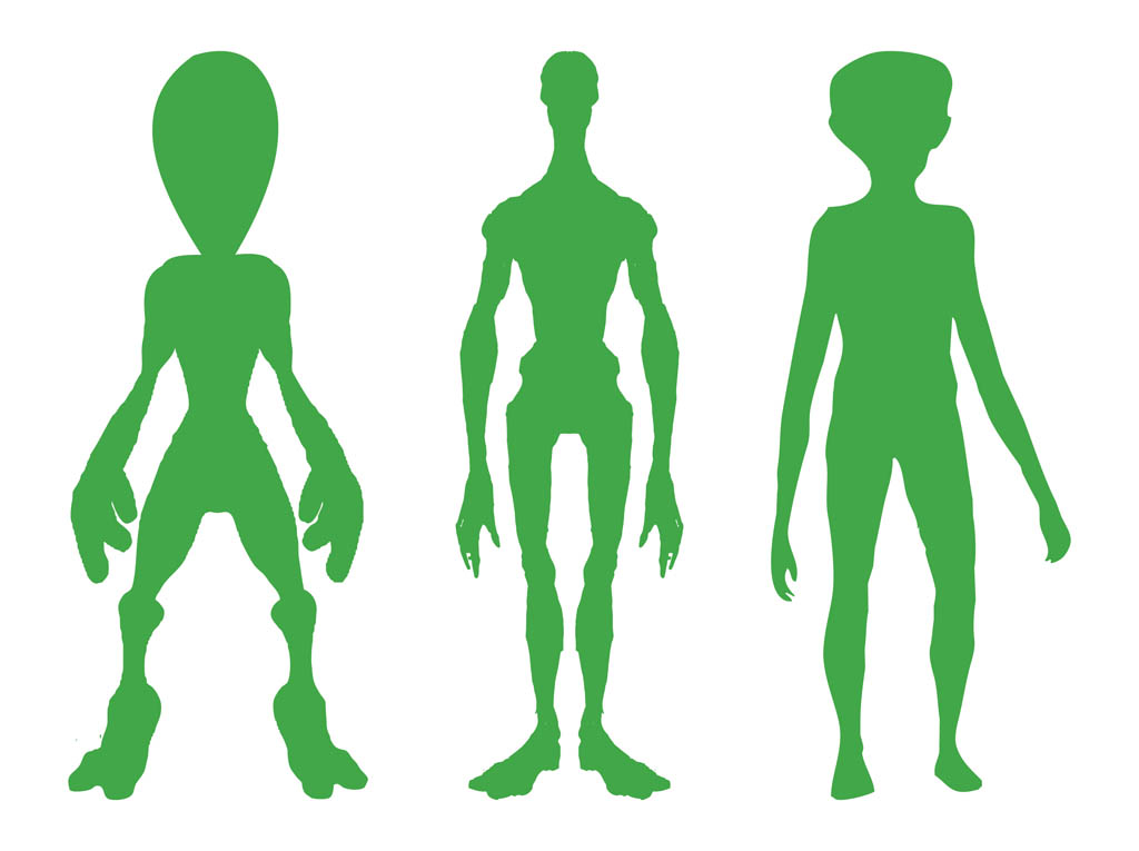 1024x765 Alien Silhouettes Set Free Vectors Ui Download