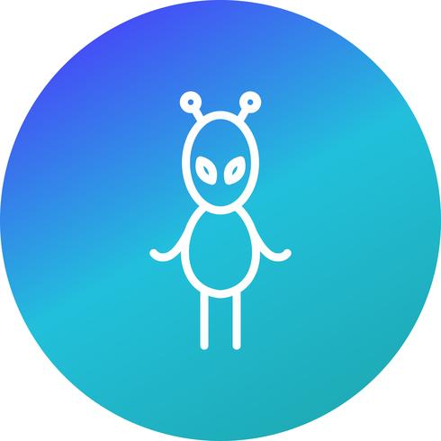 490x490 Alien Vector Icon
