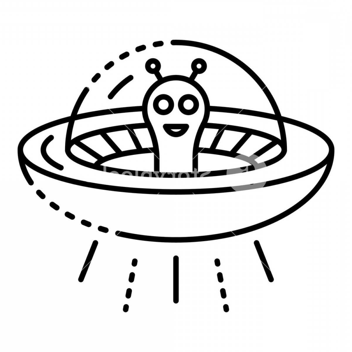 1200x1200 Alien Vector Art Geekchicpro