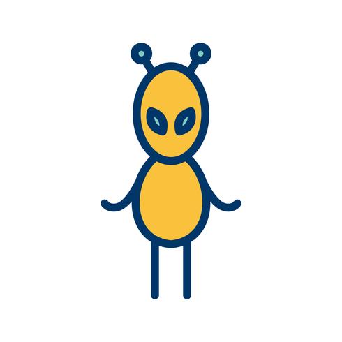 490x490 Alien Vector Icon