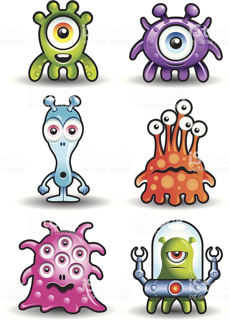 731x1024 Cute Little Aliens Stock Vector Art More Images Of Alien