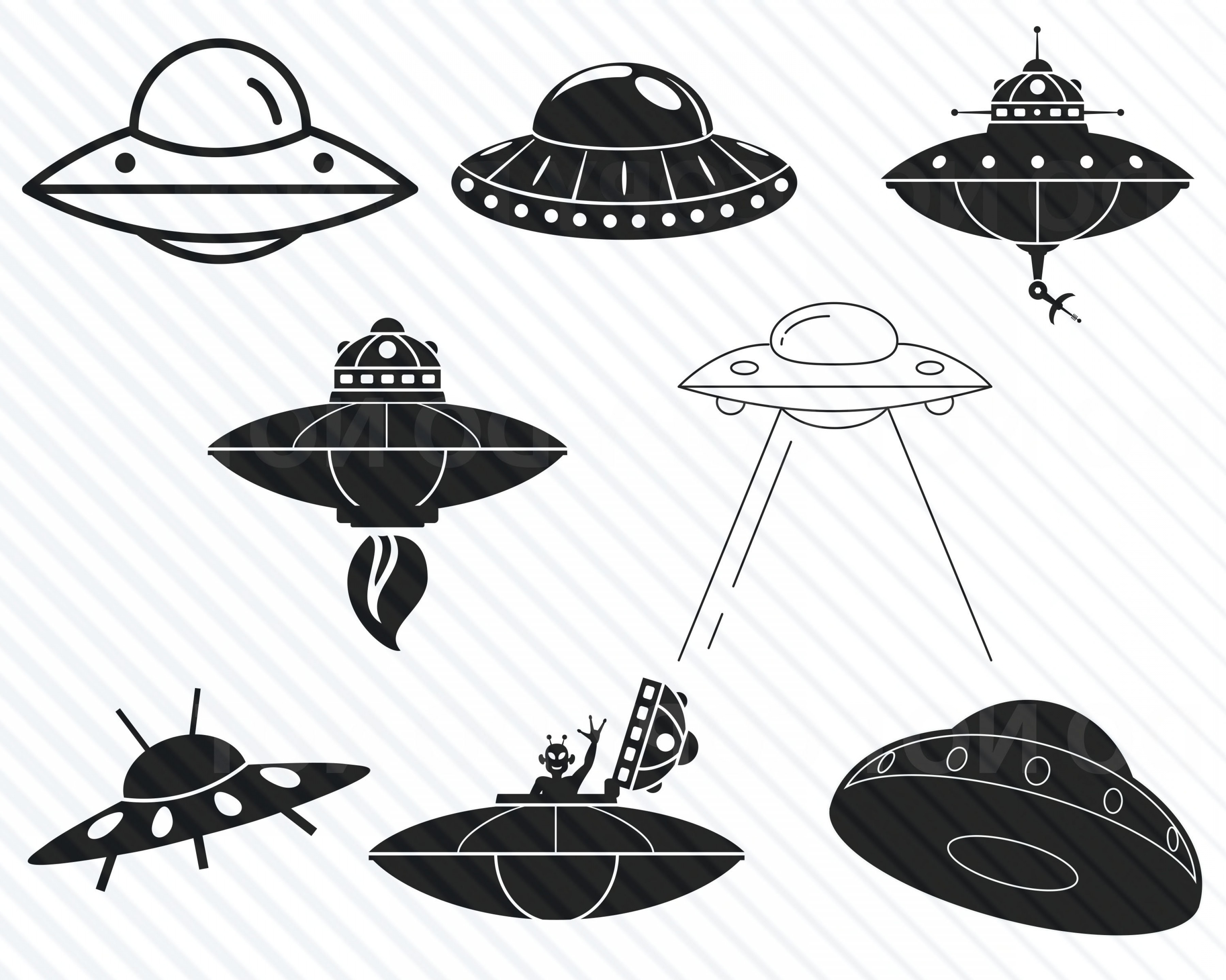 3600x2880 Ufo Bundle Alien Vector Images Geekchicpro