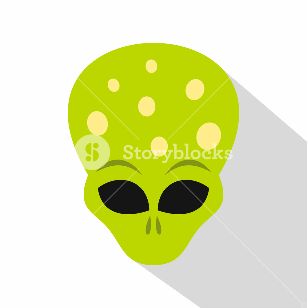 998x1000 Alien Icon Flat Illustration Of Alien Vector Icon For Web Royalty
