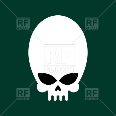 400x400 Alien Skull