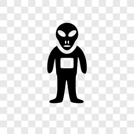450x450 Alien Vector Icon Isolated On Transparent Background, Alien