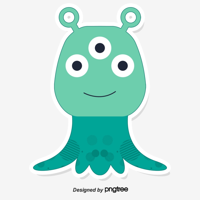 640x640 Cartoon Alien Png, Vector, And Clipart With Transparent