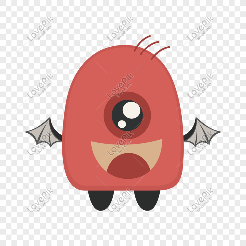 860x860 One Eyed Wings Of Alien Vector Material Png Image Picture Free