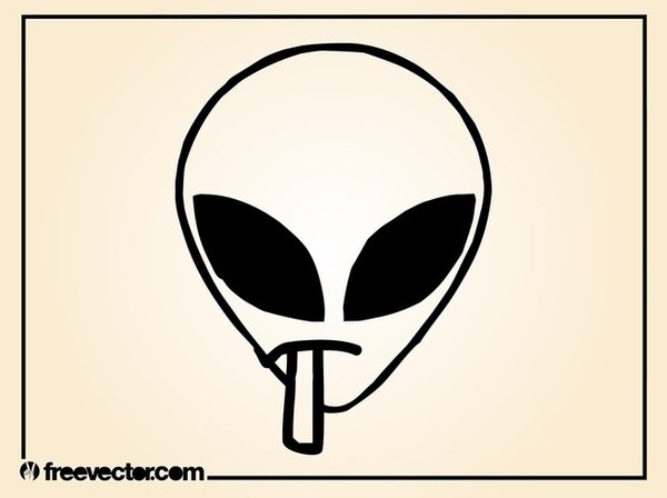 600x448 Alien Smoking Joint Free Vector