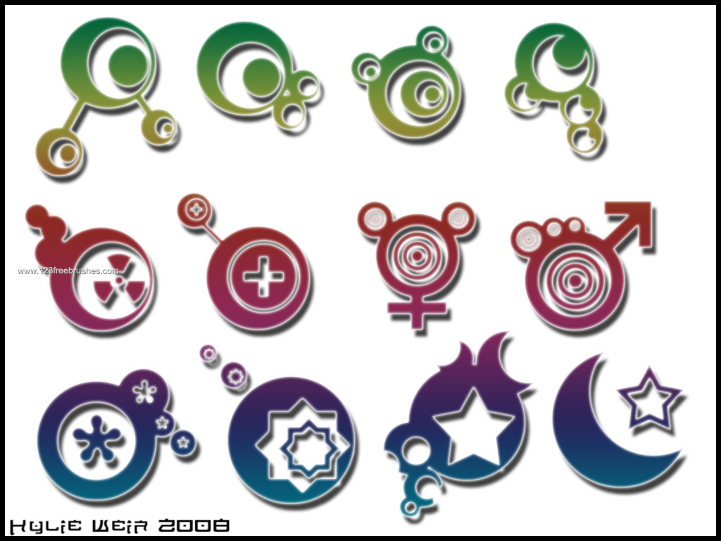 1024x768 Alien Vector Brushes