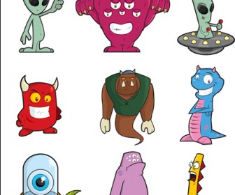 336x280 Cartoon Aliens Vector Material Search Free Download Web