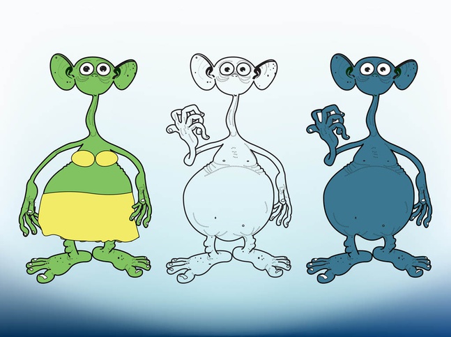 647x483 Aliens Vector For Free Download Free Vector