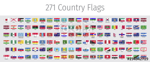 500x207 Wave World Flags Vector With Flag Of The European Union