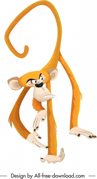 Aiprimate Species Icon Funny Monkey Sketch Cartoon Character Free 326x600 Aiprimate Species Icon Funny Monkey Sketch Cartoon Character Free