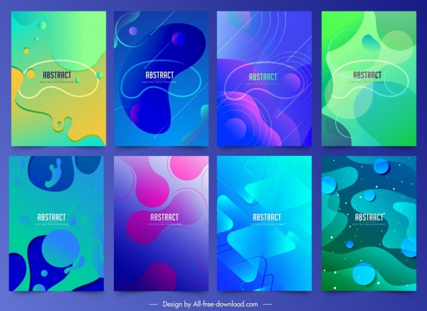 Aiabstract Background Templates Colorful Modern Decor Free Vector 600x437 Aiabstract Background Templates Colorful Modern Decor Free Vector