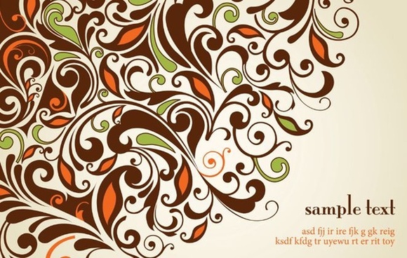 580x368 Floral Free Vector Download