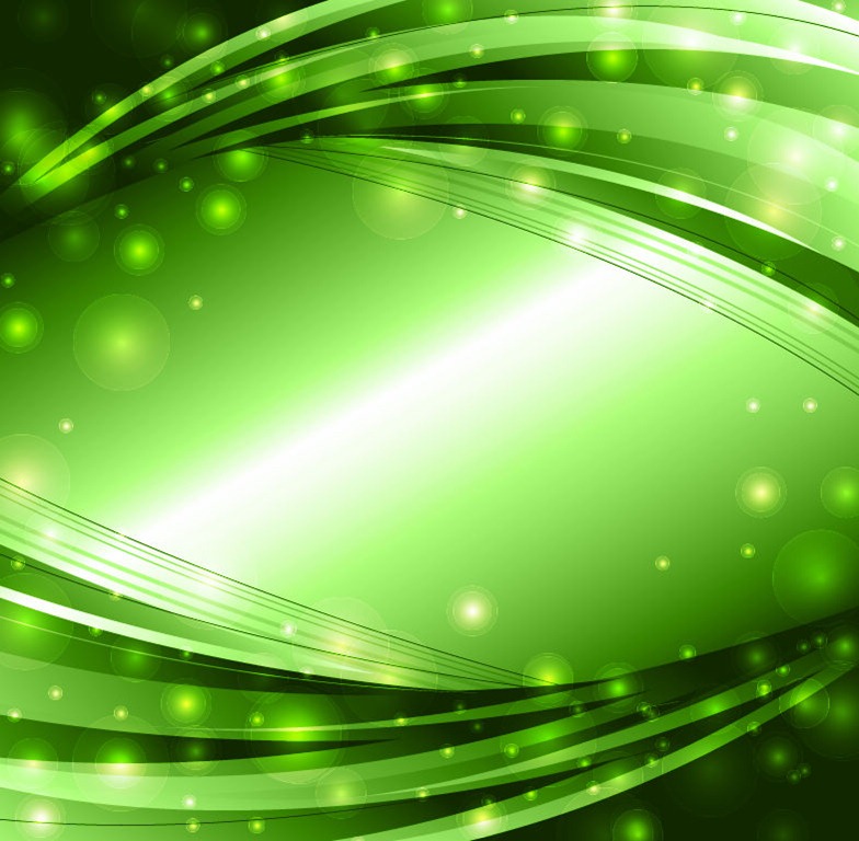 784x768 Abstract Green Lights Background Vector Free Vector