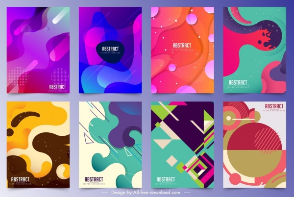 600x402 Aiabstract Background Templates Colorful Deformed Geometric Decor