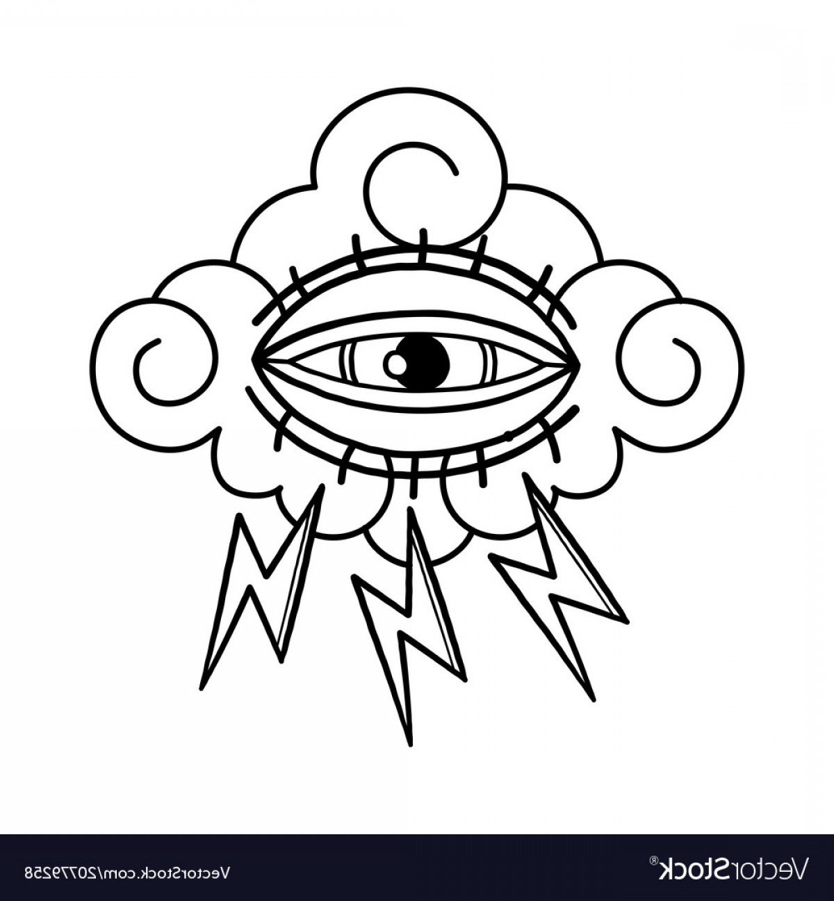 1200x1296 All Seeing Eye Vector Art Iniikim