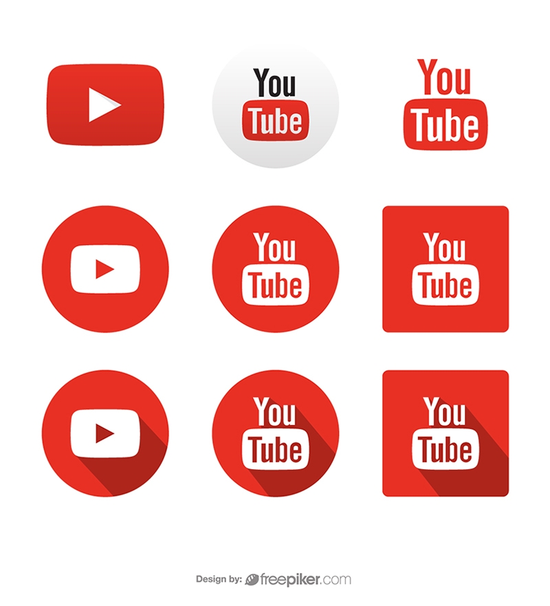 800x881 Freepiker Youtube Social Media Icons Vector Icons