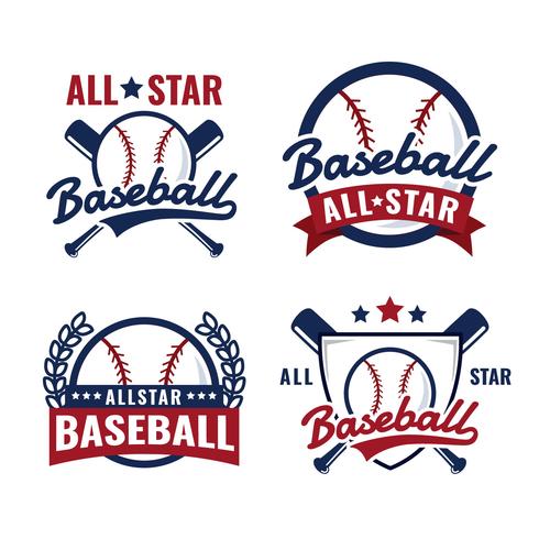 490x490 Baseball All Star Badge Logo