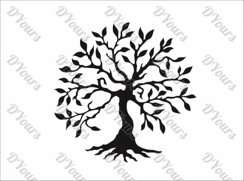 794x590 Large Olive Tree Vector Model Cdr Pdf Dxf Etsy