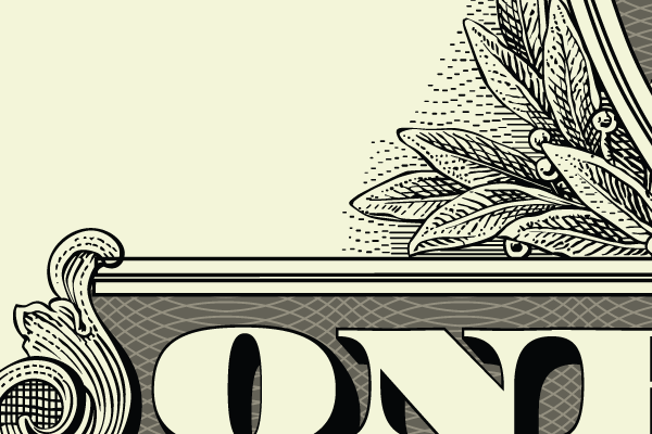 600x400 Vector Dollar Bill And Money Clipart Sets