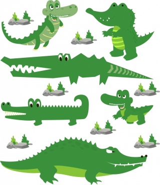 319x368 Crocodile Vector Free Vector Download