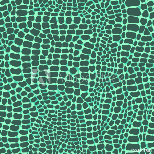 500x500 Vector Seamless Pattern With Crocodile Or Alligator Skin Texture