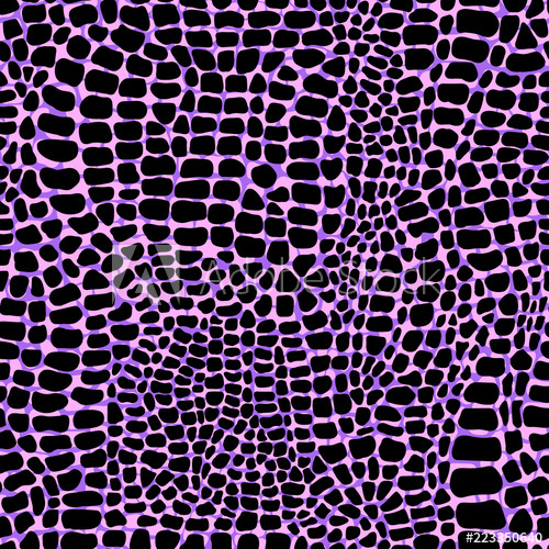 500x500 Vector Seamless Pattern With Crocodile Or Alligator Skin Pink