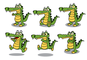 286x200 Alligator Free Vector Art