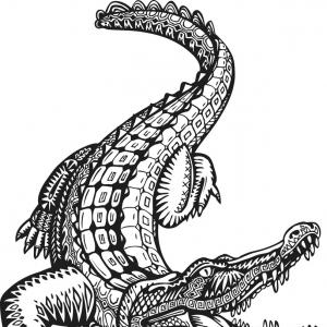 300x300 Crocodile Hand Drawn Ethnic Patterns Alligator Vector Cqrecords