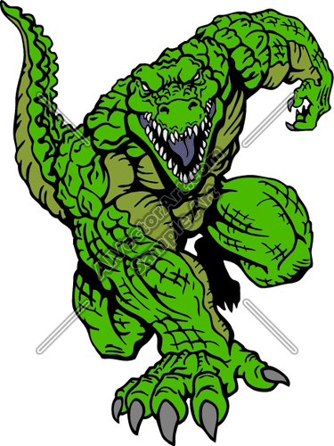 375x500 Alligator Mascot Aggressive Stance Clipart And Vectorart Sports