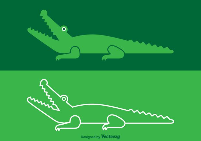 700x490 Free Vector Crocodile Logo