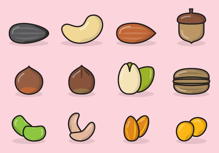 Almond Free Vector Art 700x490 Almond Free Vector Art