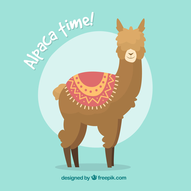Funny Alpaca Background Vector Free Download 626x626 Funny Alpaca Background Vector Free Download