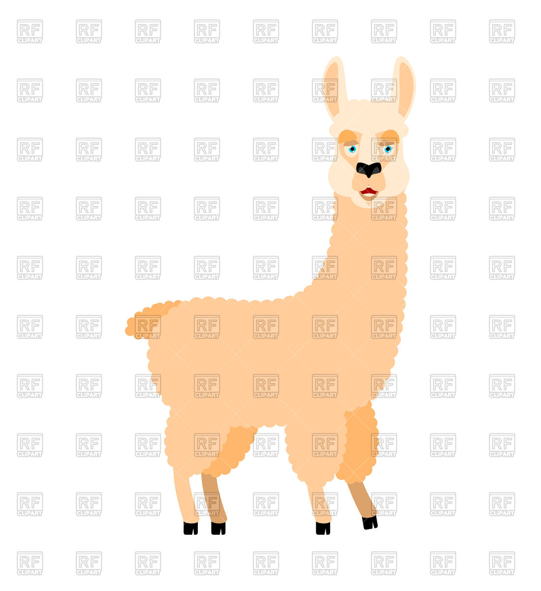 Llama Alpaca Vector Image Of Plants And Animals Popaukropa 1100x1200 Llama Alpaca Vector Image Of Plants And Animals Popaukropa