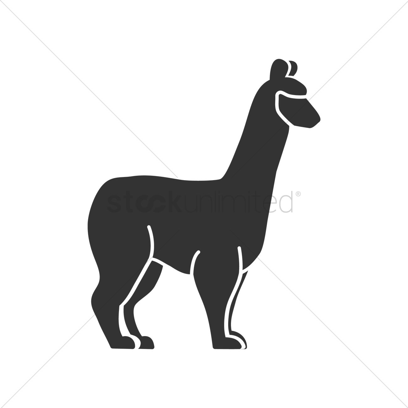 Alpaca Vector Image 1300x1300 Alpaca Vector Image