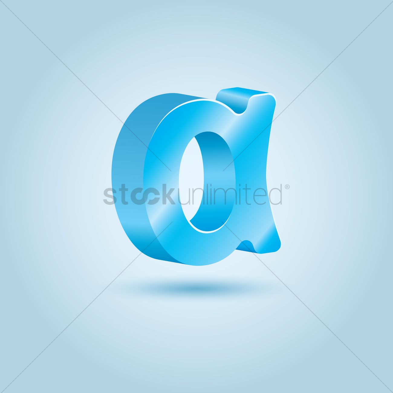 1300x1300 Alpha Symbol Vector Image