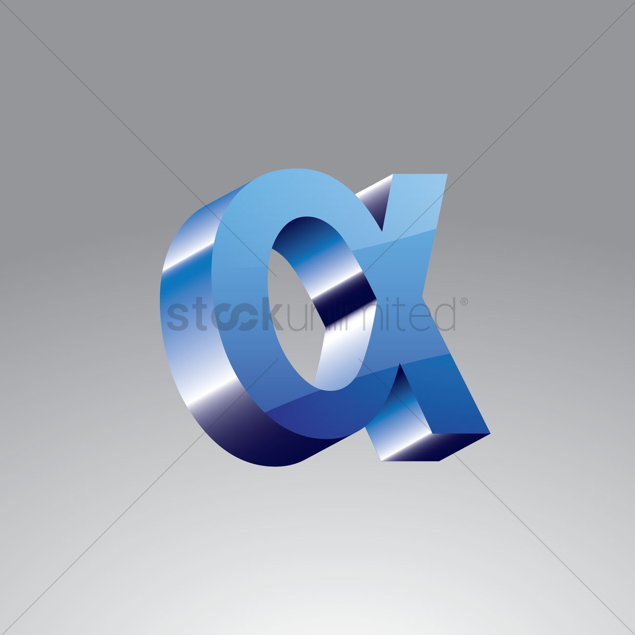 1300x1300 Alpha Symbol Vector Image