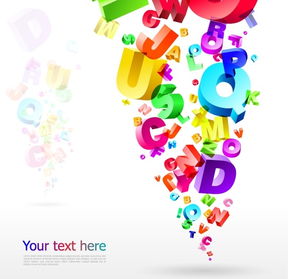 Alphabet Background Colorful Floating Icons Decor Free Vector 591x574 Alphabet Background Colorful Floating Icons Decor Free Vector