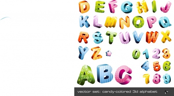 Alphabet Free Vector Download 600x334 Alphabet Free Vector Download