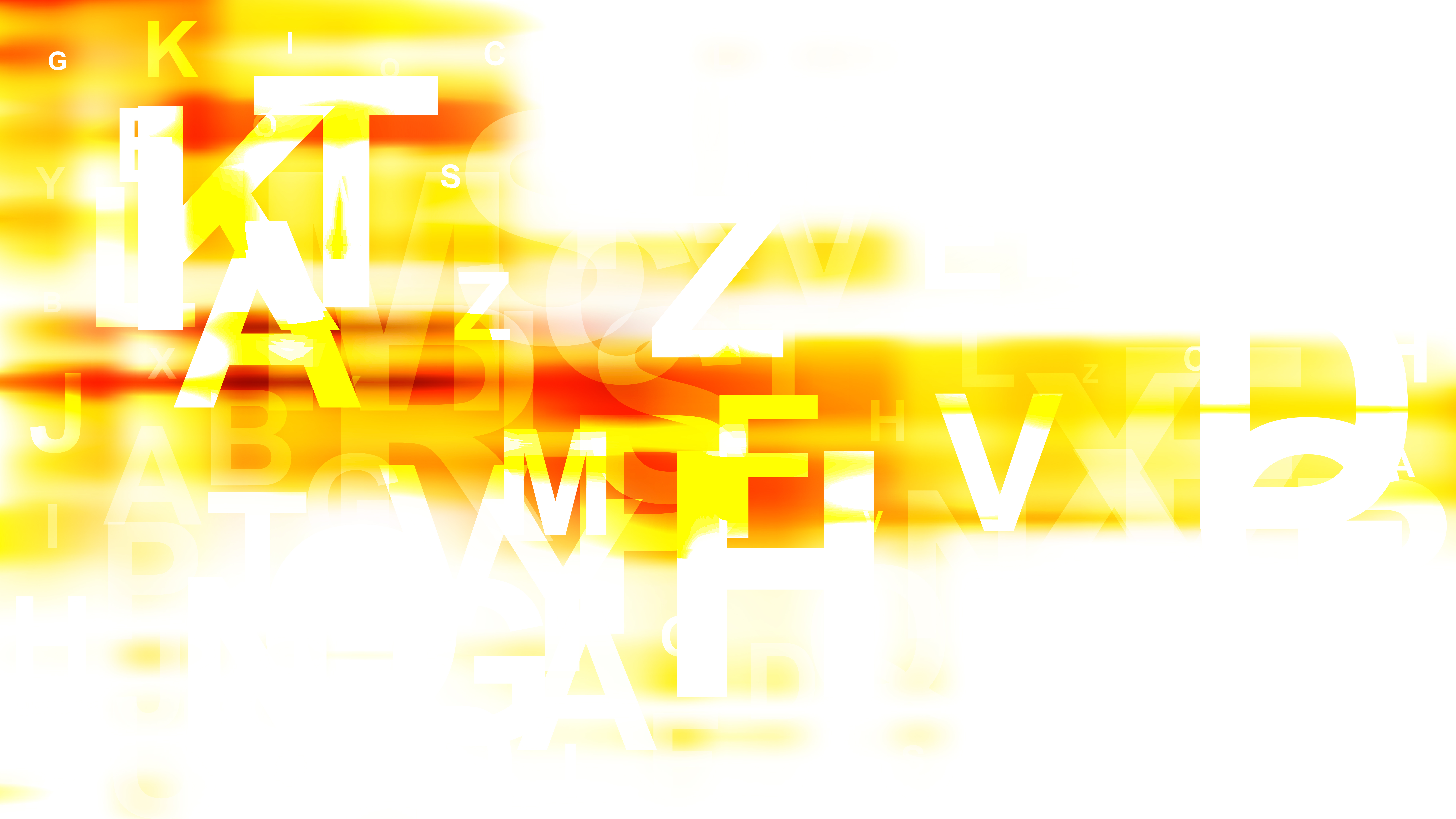 Red White And Yellow Random Alphabet Background Vector Illustration 8000x4500 Red White And Yellow Random Alphabet Background Vector Illustration