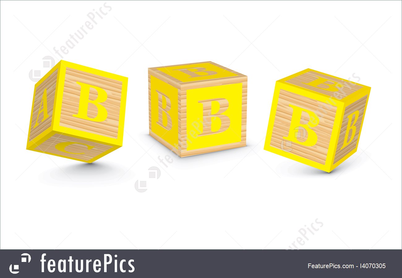 Vector Letter B Wooden Alphabet Blocks 1300x900 Vector Letter B Wooden Alphabet Blocks