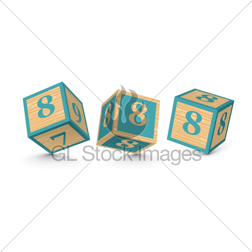 Vector Number Wooden Alphabet Blocks Gl Stock Images 500x500 Vector Number Wooden Alphabet Blocks Gl Stock Images
